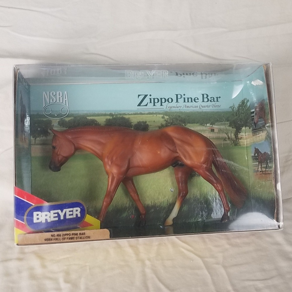 Breyer Zippo Pine Bar Horse 466 Traditional Sorrel NSBA Hall of Fame Stallion
